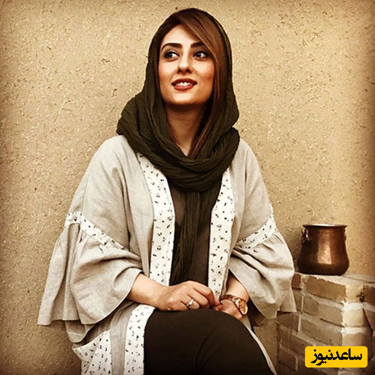 استایل لاکچری و فشنِ ایرانیِ عایشه گل جوشکن در آخرین روز حضور در ایران