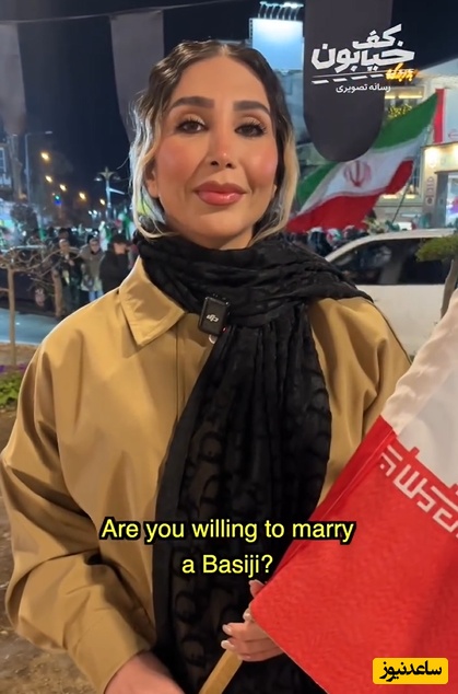 صحبتهای جالب دختر ایرانی از کف خیابان: با سپاهی ازدواج می‌کنم اما خیلی سخته اگه بخوام با...+فیلم