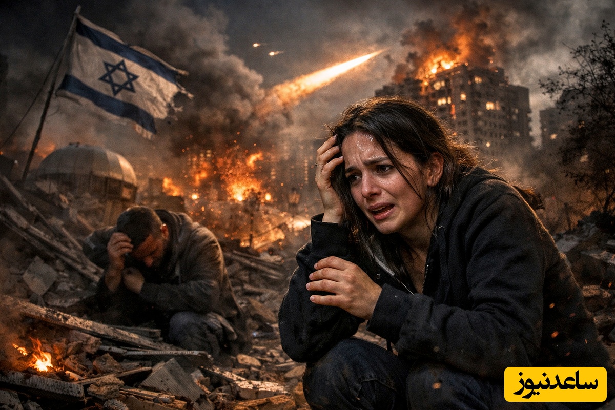 (ویدئو) اعتراف تلخ و لرزش بی‌اختیار دختر اسرائیلی در پخش زنده از قدرت موشکی ایران: "ما در جهنم زندگی می‌کنیم"