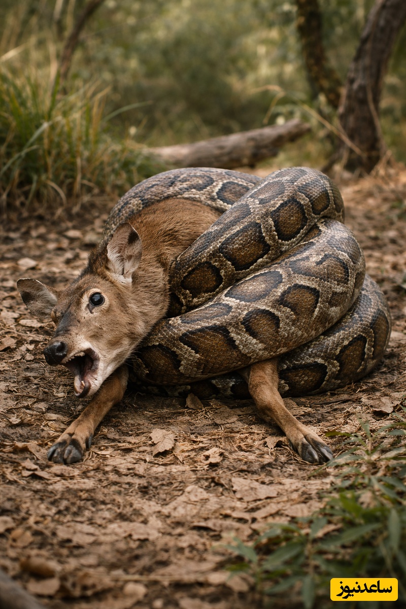 مستند حیات وحش/ رازبقا/ نبرد نفسگیر مار و گوزن+فیلم