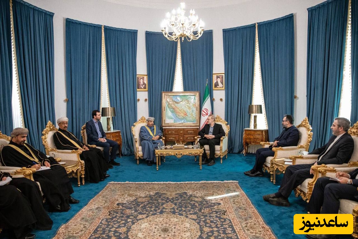 علی لاریجانی  و وزیر عمان