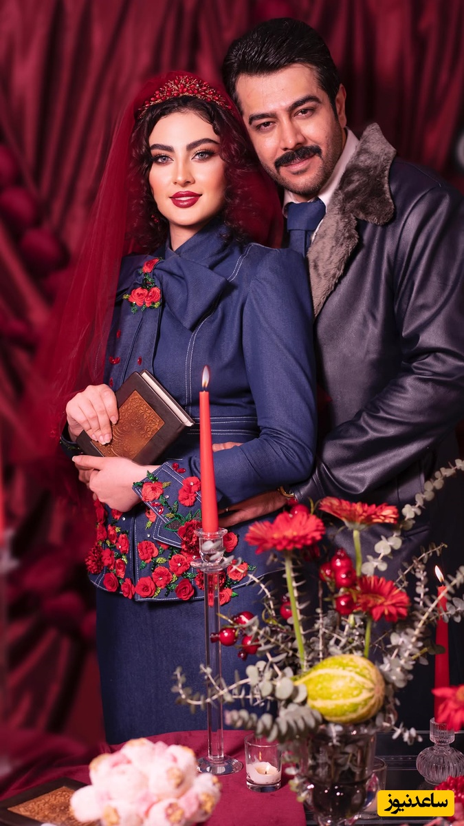 اگر هوش مصنوعی لباس یلدایی محبوب ترین زوج های سینما را طراحی می کرد! تیپ و استایل فوق العاده زیبای گلوریا هاردی و همسر، مهدی پاکدل و رعنا بانو،مریم مومن و آقا سهیل، مینا مختاری و...