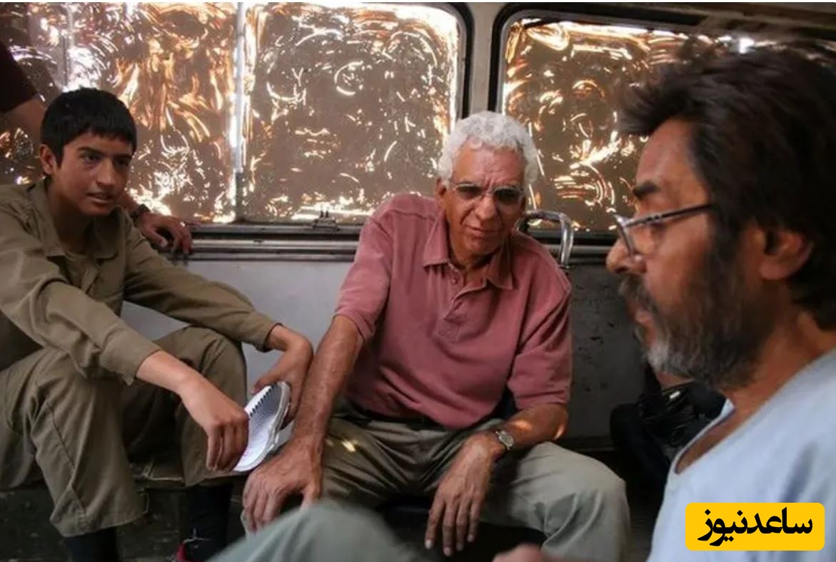 با کیومرث پوراحمد و مهرداد صدیقیان در فیلم «اتوبوس شب»