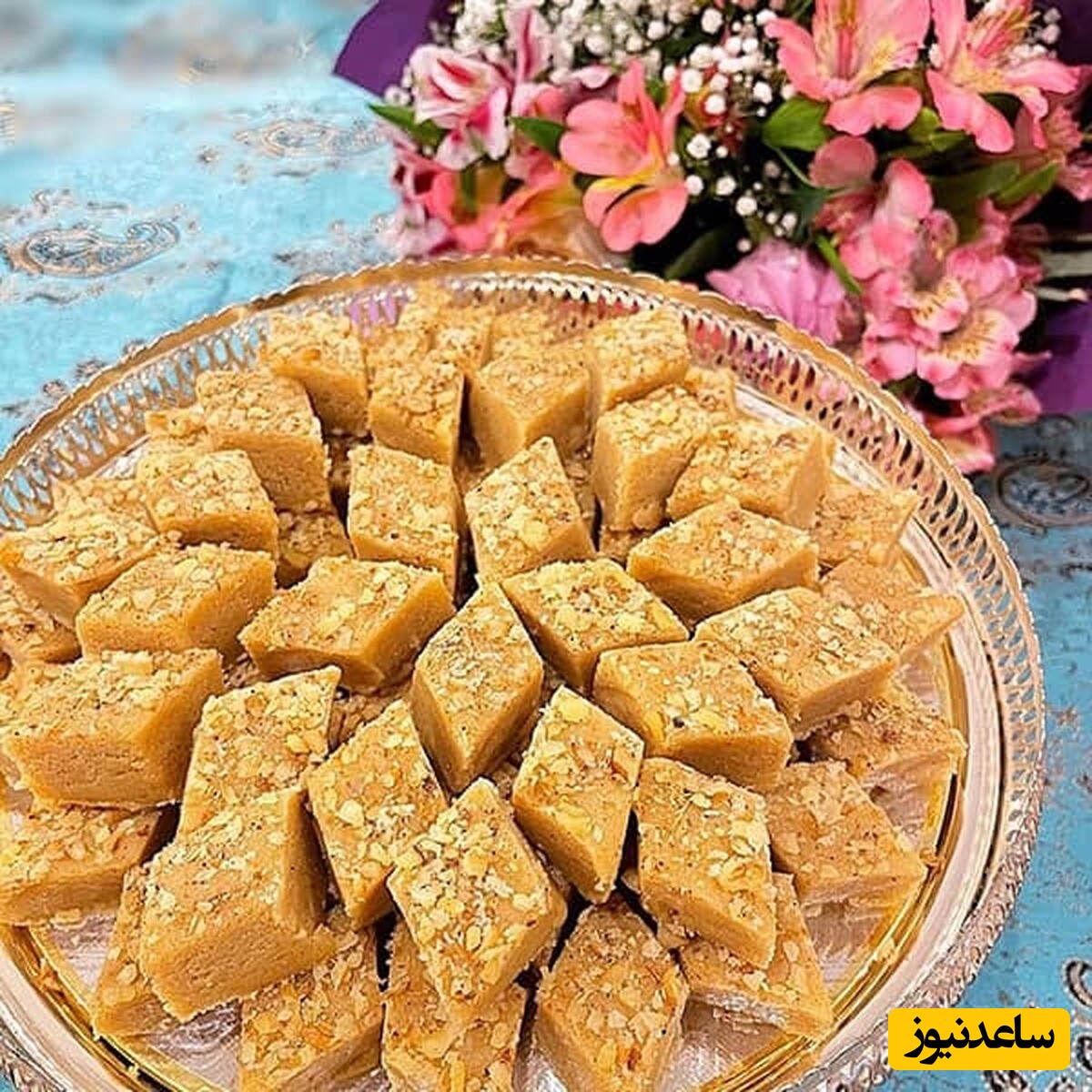 طرز تهیه حلوا خشک گردویی، یک شیرینی خوشمزه برای ماه رمضان و  عید نوروز