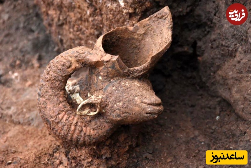 ظرفی به شکل بز