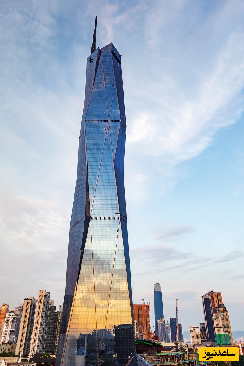 (ویدیو) دومین آسمان خراش بلند جهان نمادی از پیشرفت معماری و مهندسی با طراحی فوق‌العاده لوکس و مدرن!