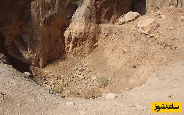 آثار یک حفاری غیرمجاز دیگر در نزدیکی استودان شماره دو 