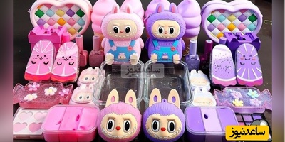 آموزش ساخت اسلایم لبوبو رنگی رنگی/ اسلایم آرامش بخش که مثل کدئین کار میکنه+ ویدئو