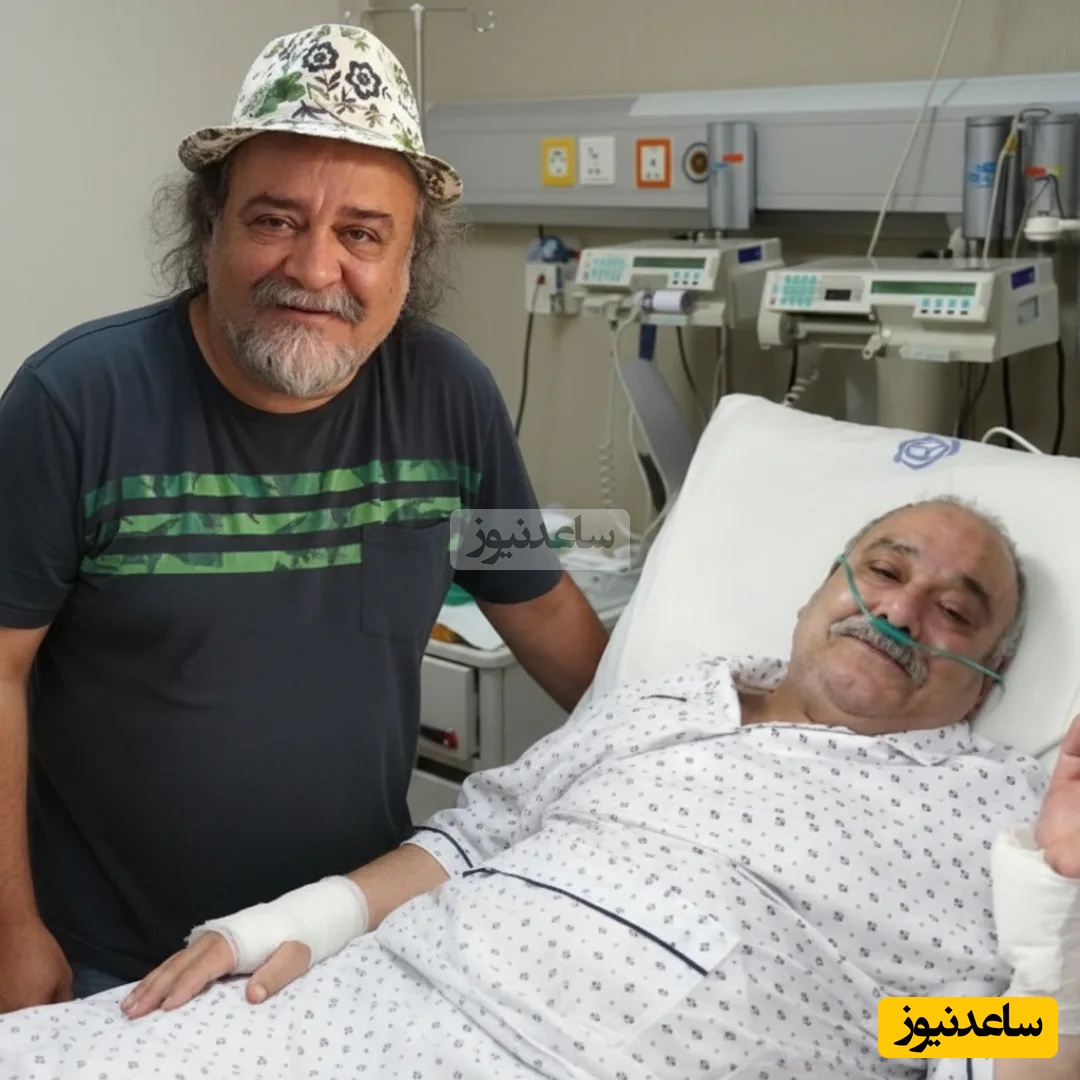 تن بی رمق محمد کاسبی در بیمارستان پذیرای بازیگران محبوب ایرانی/ جواد عزتی، مازیار لرستانی، مهوش وقاری، عباس جمشیدی فر، حسین یاری، فرهاد قائمیان و...
