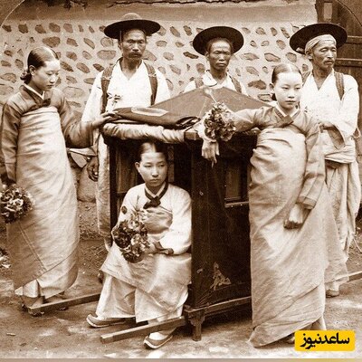 تصویر تاریخی از وسیله نقلیه لاکچری یکی از ثروتمندان چوسان قدیم در کره جنوبی