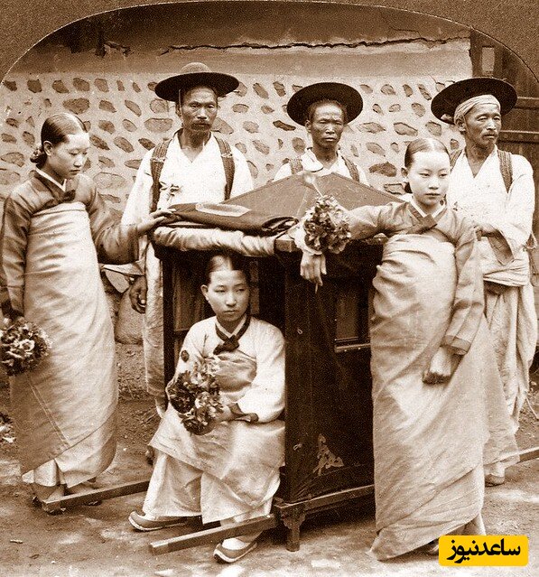 تصویر تاریخی از وسیله نقلیه لاکچری یکی از ثروتمندان چوسان قدیم در کره جنوبی