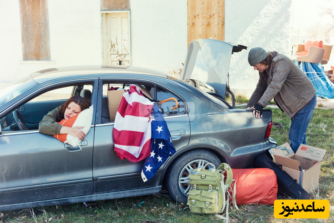 (ویدیو) سه میلیون آمریکایی در ماشین زندگی می‌کنند!/ هزاران خانواده پول ندارند خانه اجاره کنند...