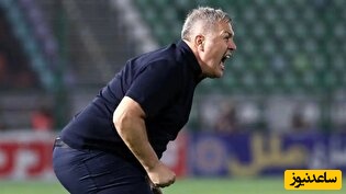 تمرین پرتنش تراکتور پیش از دوئل با الشرطه؛ عصبانیت اسکوچیچ و شال و کلاه بیرانوند