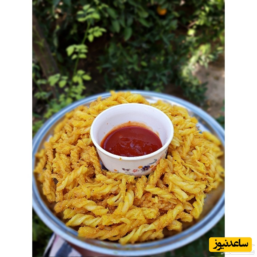 طرز تهیه چیپس ماکارونی خوشمزه+ ویدئو