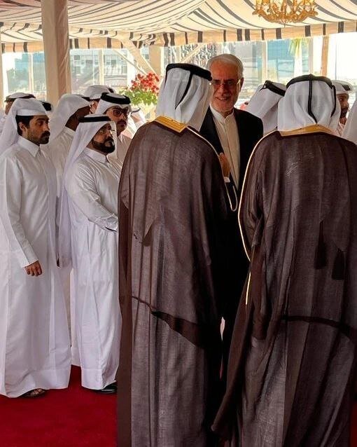 حضور سفیر ایران در عروسی پسر شیخ مطرح قطری+ تصاویر