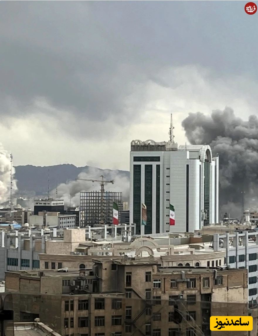 عکس بمباران تهران در جنگ 40 روزه از بالکن خانه سولماز غنی