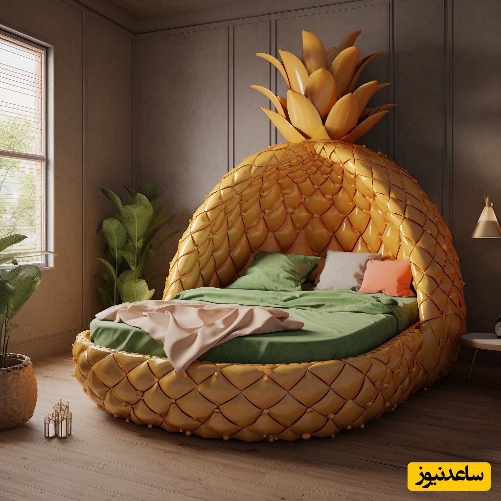 (عکس) طراحی خلاقانه تخت خواب های میوه ای/آدم رو اینا بخوابه صبح دلش نمیخواد بیدار بشه😍