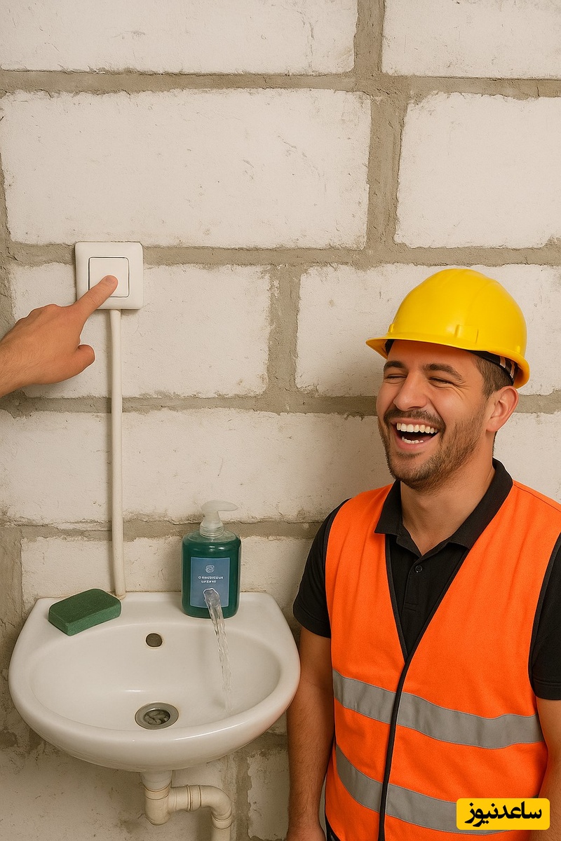 خلاقیت خنده‌دار " اوستا برق‌کار ایرانی" در ترکیب منحصربه‌فرد پریز برق و آب مرزهای علم رو 3 متری جابه جا کرد/ بفرما تکنولوژی وطنی😂