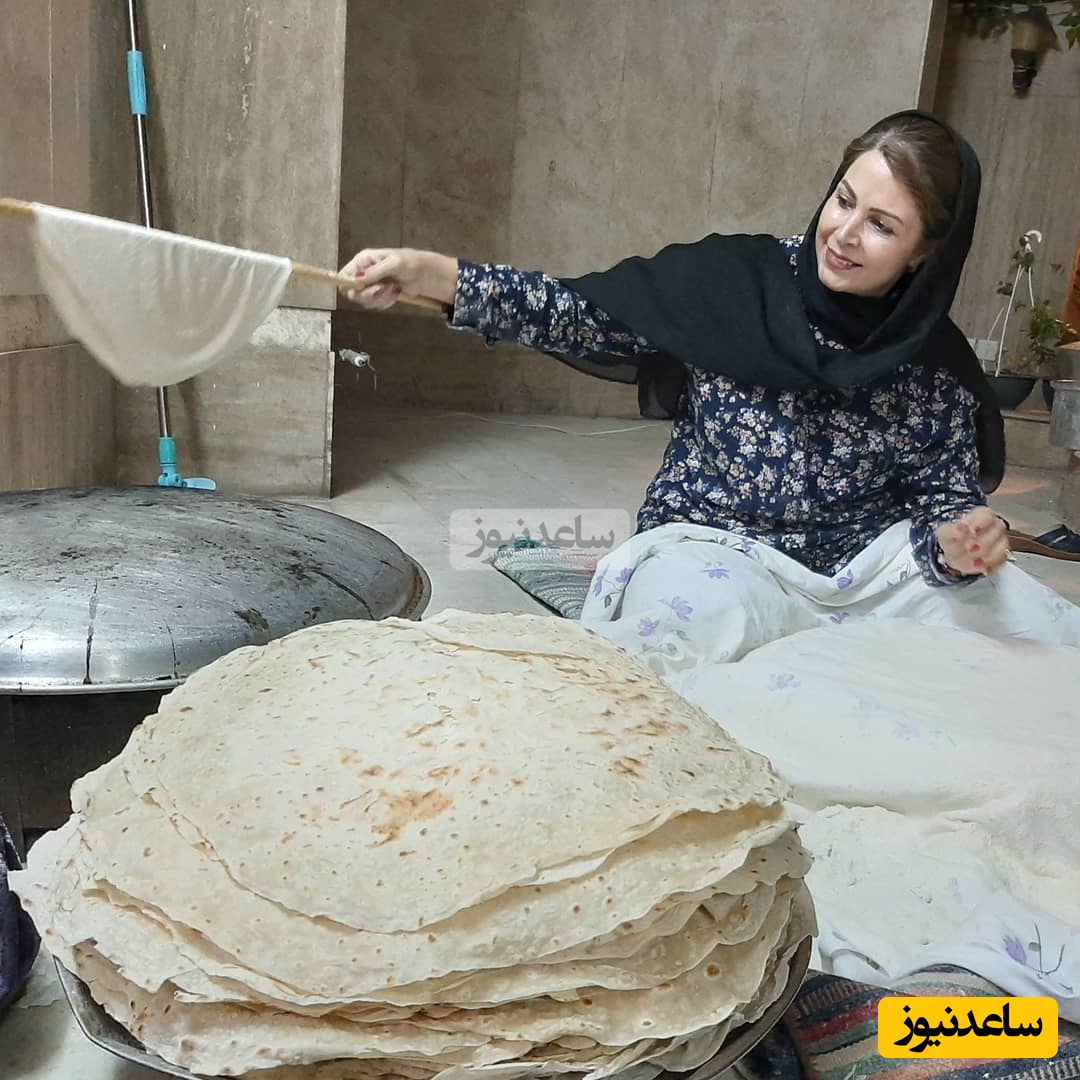 نگاهی به چیدمان منزل نسین نکیسا بازیگر نقش دختر یعقوب نبی در سریال یوسف پیامبر/ تابلو طلای خطاطی، مبلمان راحتی، فرش پتینه، میز عسلی و...