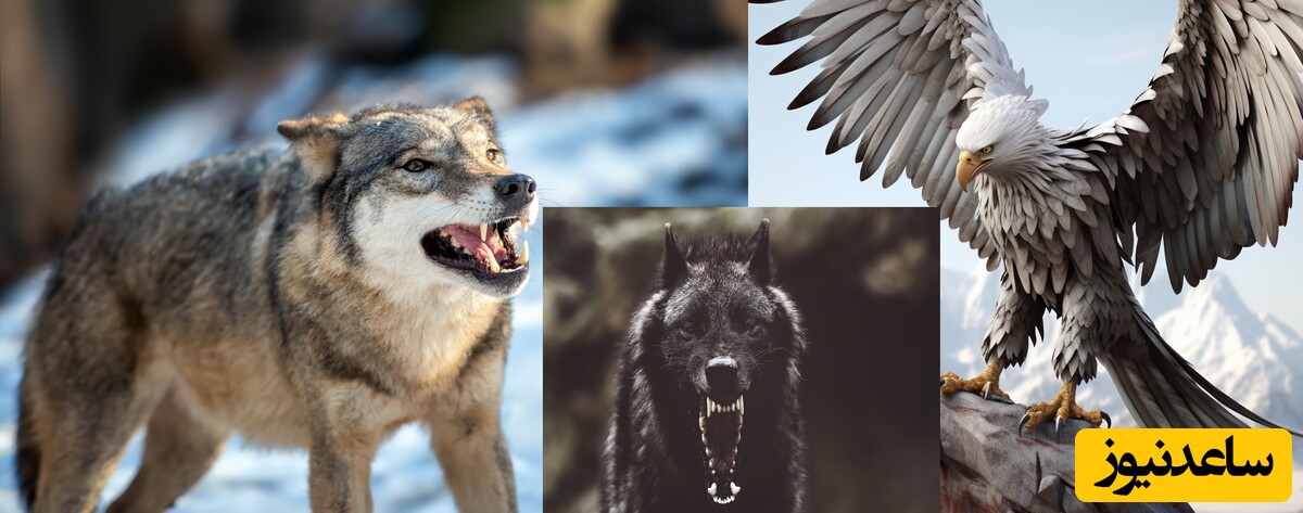 (ویدئو) مستند حیات وحش/ نبرد شکارچیان بی‌رقیب طبیعت: عقاب و گرگ‌ها