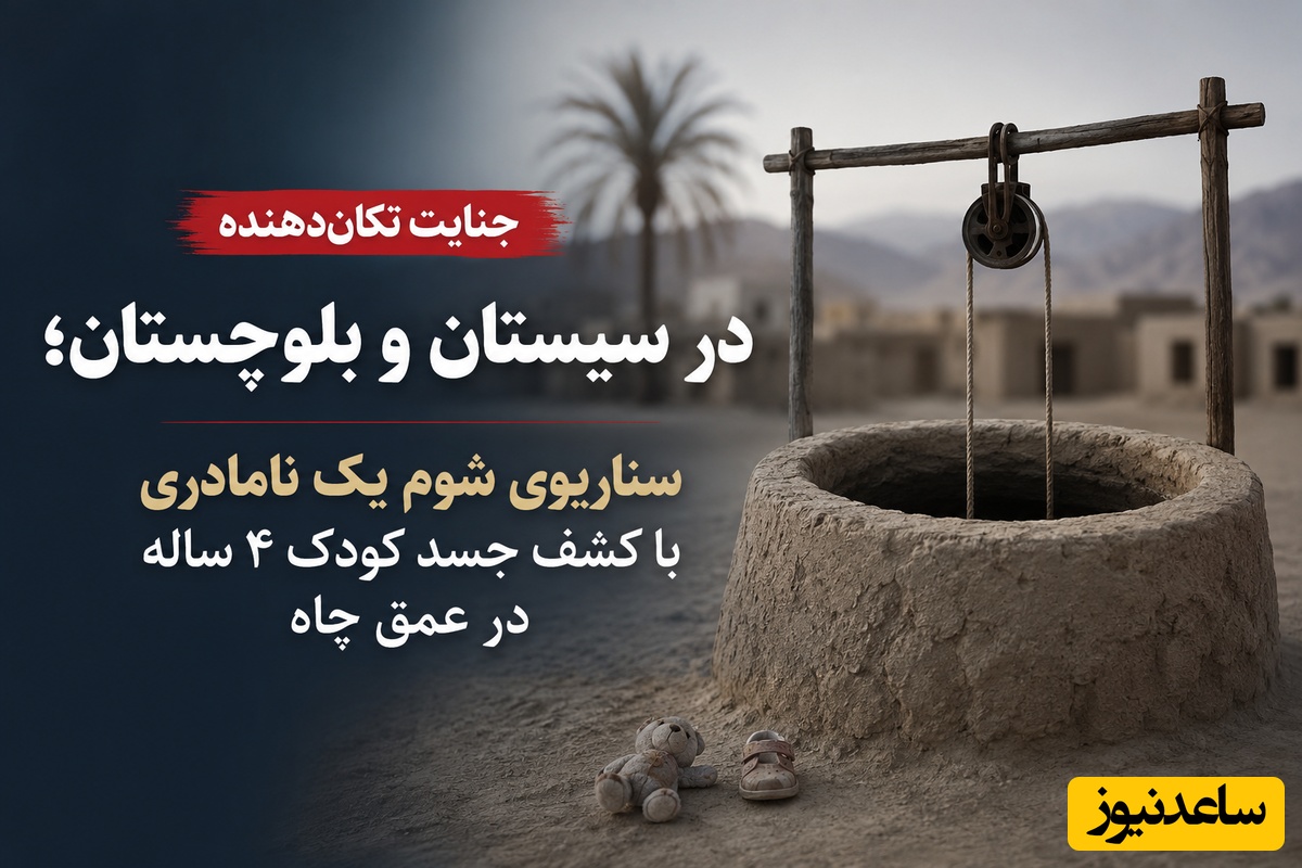 جنایت تکان‌دهنده در سیستان و بلوچستان؛ سناریوی شوم یک نامادری با کشف جسد کودک 4 ساله در عمق چاه