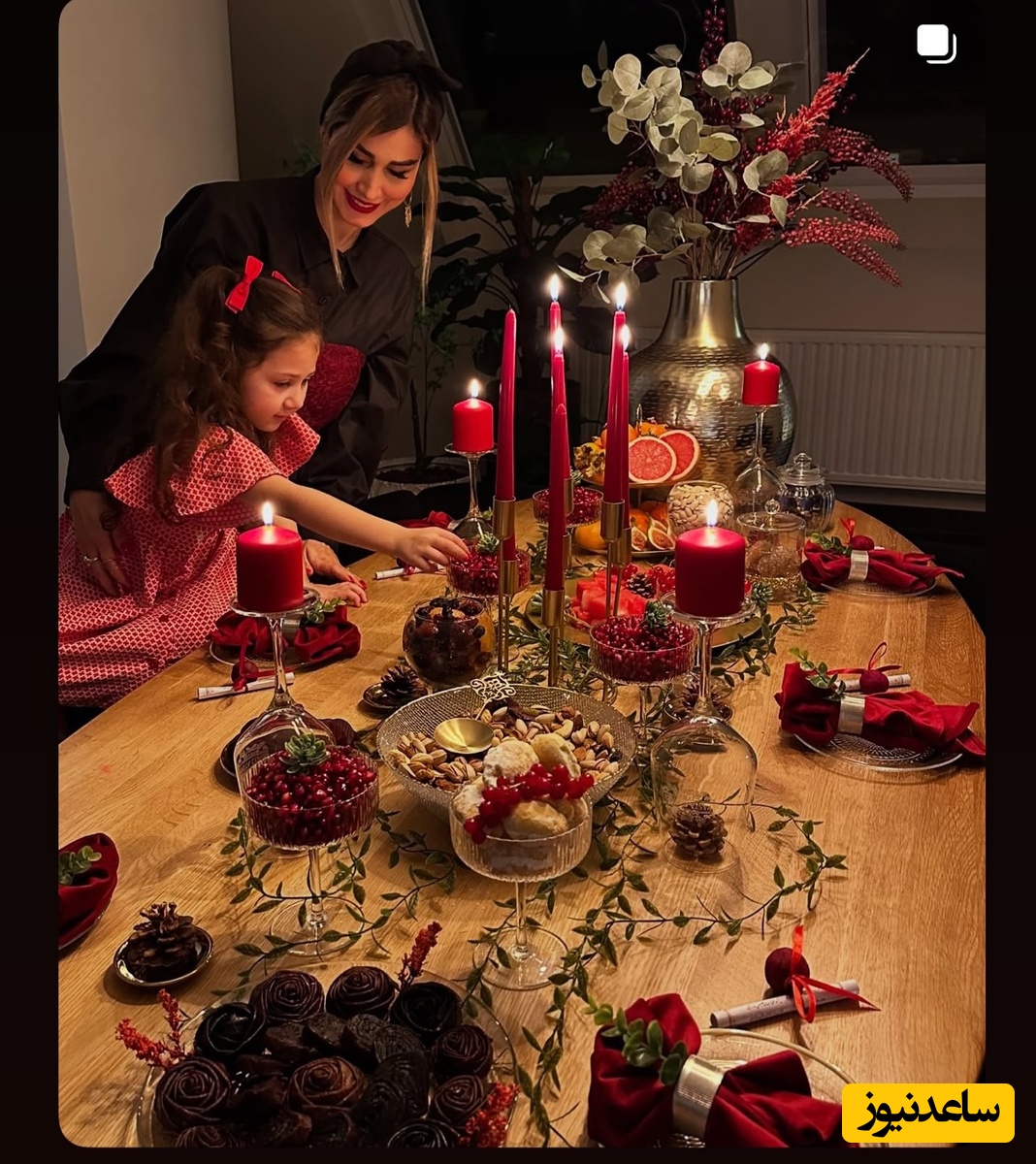 سپیده بزمی پور با چیدن میزی شاهانه، عاشقانه و البته پاییزی برای تولد شاهرخ استخری حسابی کولاک کرد؛ از بروسکاتا تا سالاد اسفناج و روکولا +عکس/ کدبانو شمایی و بس👌