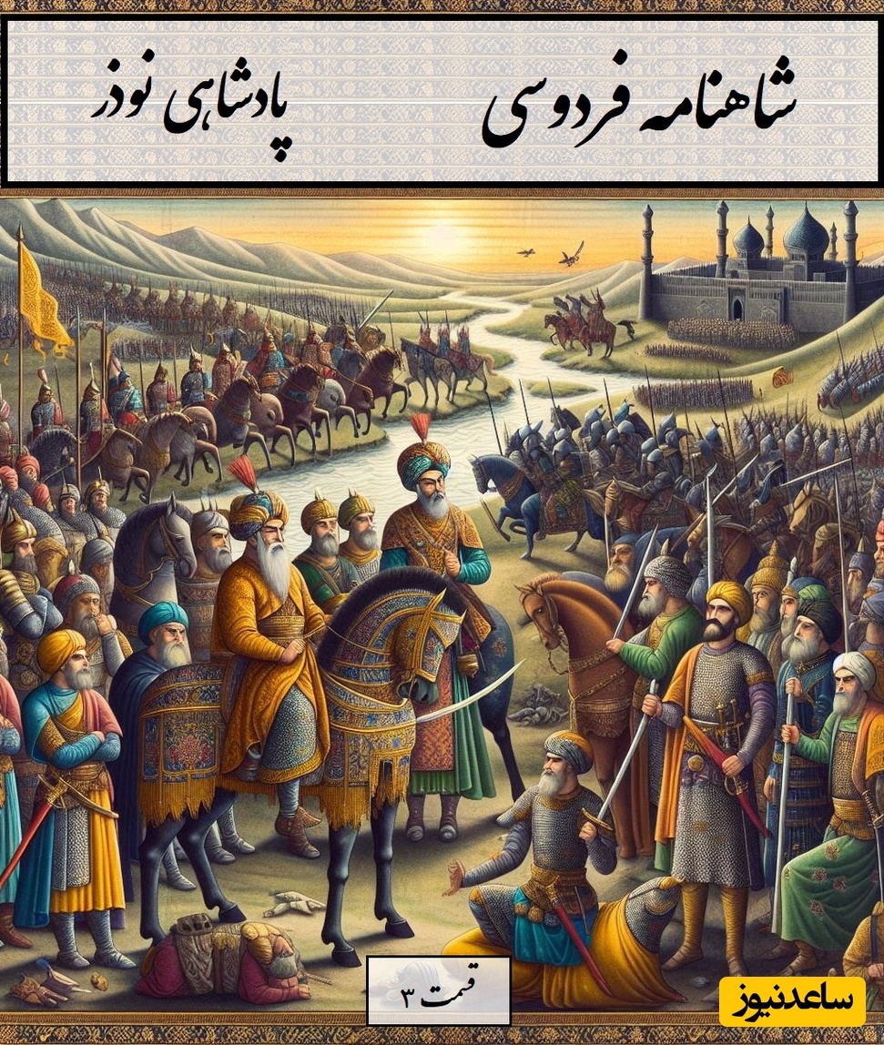 چهارشنبه با شاهنامه فردوسی: نوذر- بخش 3؛ چو دشت از گیا گشت چون پرنیان / نقشه افراسیاب برای تسخیر ایران + متن صوتی و معنی اشعار