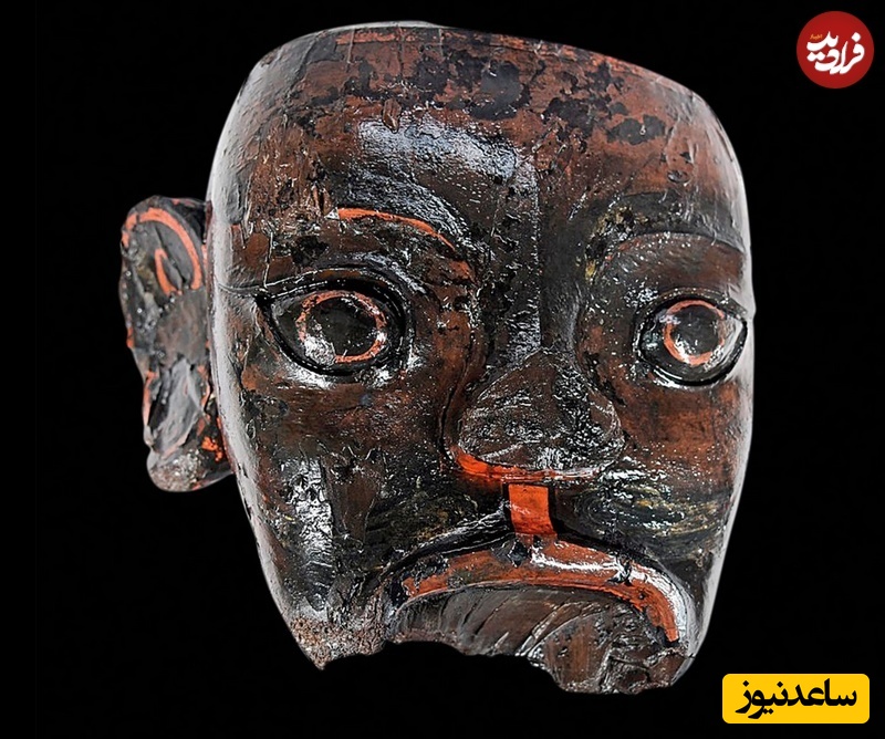 نقاب لاکی؛ یکی از کشفیات مقبرۀ وووانگ‌دون که در نوع خود بی‌نظیر توصیف شده است 