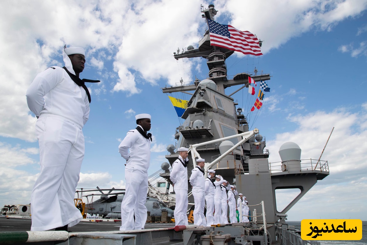 ببینید | دست و پا زدن سربازان آمریکایی در نجاست خودشان در ناو هواپیمابر / قوی‌ترین ارتش دنیا درگیر توالت است! 😂