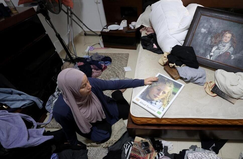 وضعیت اتاق خواب دختر شجاع فلسطینی پس از بازداشت +عکس