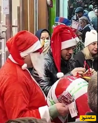 ببینید؛ حال و هوای کریسمس در خیابان‌های تهران