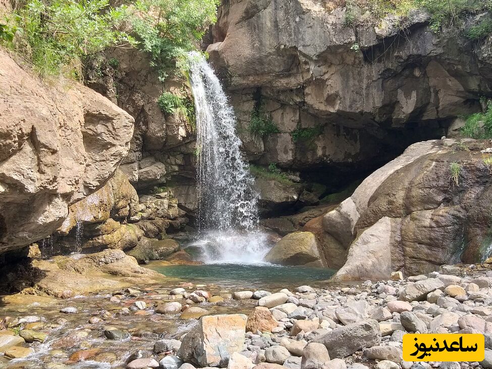 آبشار شگفت‌انگیز هشترخان طارم در زنجان + فیلم
