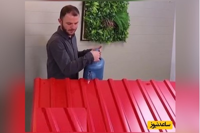 خلاقیت مشاغل؛ ابتکار منحصربفرد شیروانی‌کار برای نصب آبراه و ناودانی در شیروانی، ایده بسیار جالب و ساده و کم هزینه ،اوستا فقط خودت😍👌+ ویدئو