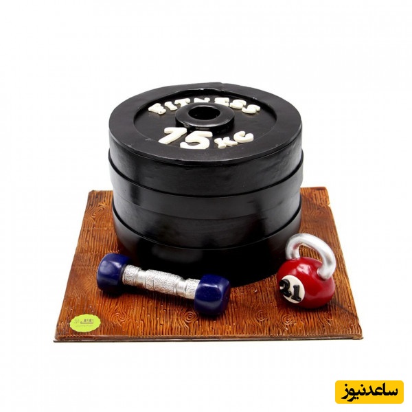 خلاقیت تحسین برانگیز اُوستا قنّاد در طراحی کیک بدنسازی برای عاشقان این ورزش/ چه سیکس پکی ساخته رو کیک