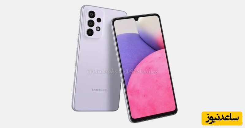 رندرها و مشخصات فنی گلکسی A33 5G سامسونگ لو رفت
