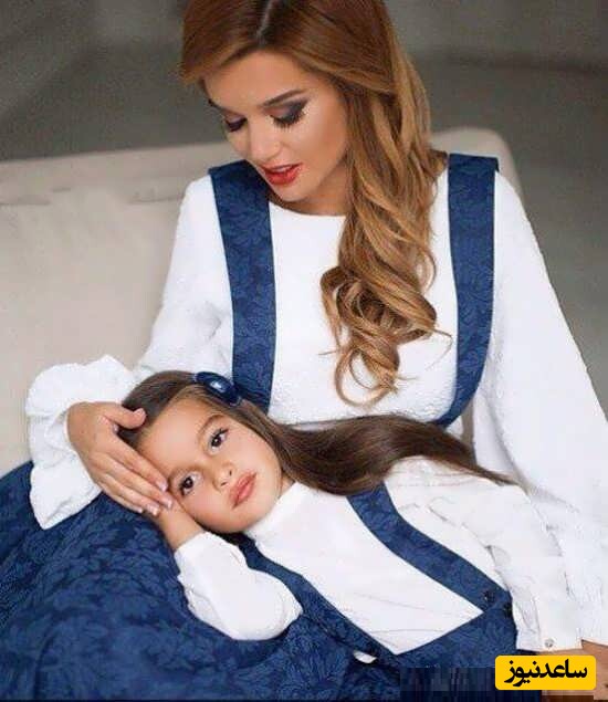 ژست عکس پروفایل مادر و دختری