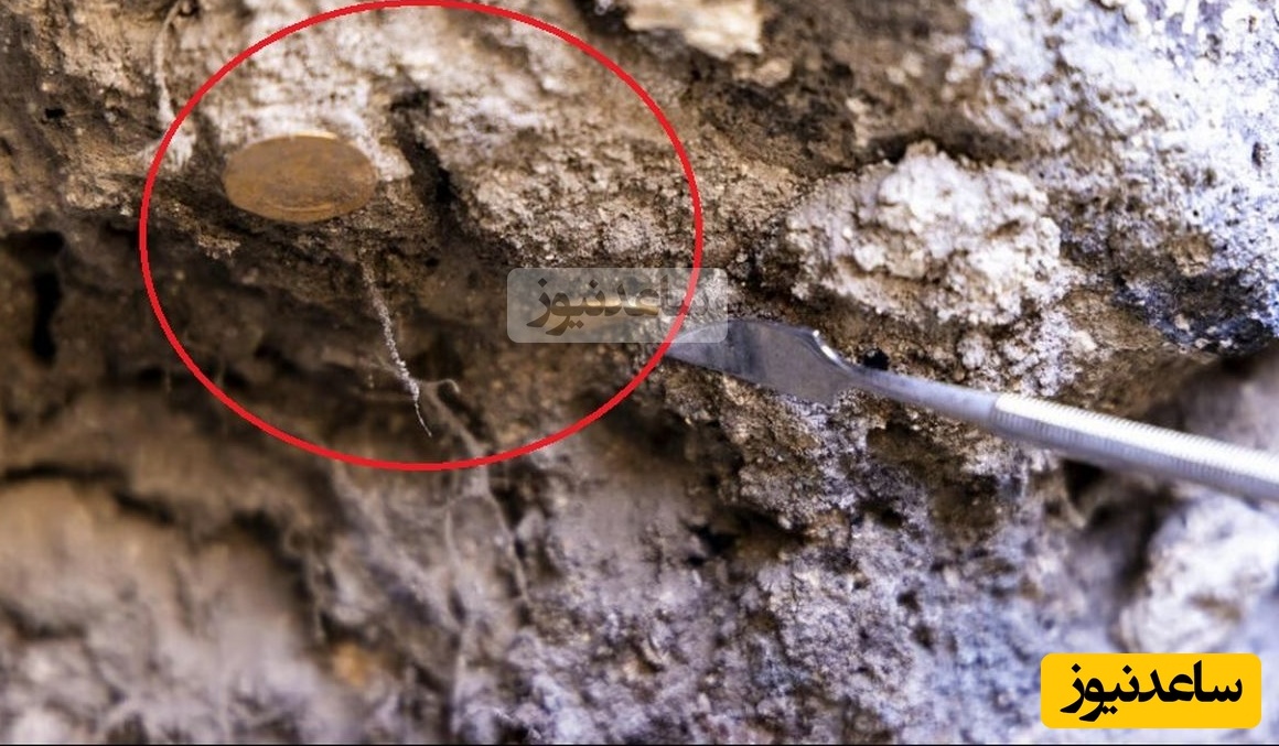 گنج سکّه‌های 1400 ساله که در زمان حملۀ «ساسانیان» دفن شده بود از زیر خاک بیرون آمد