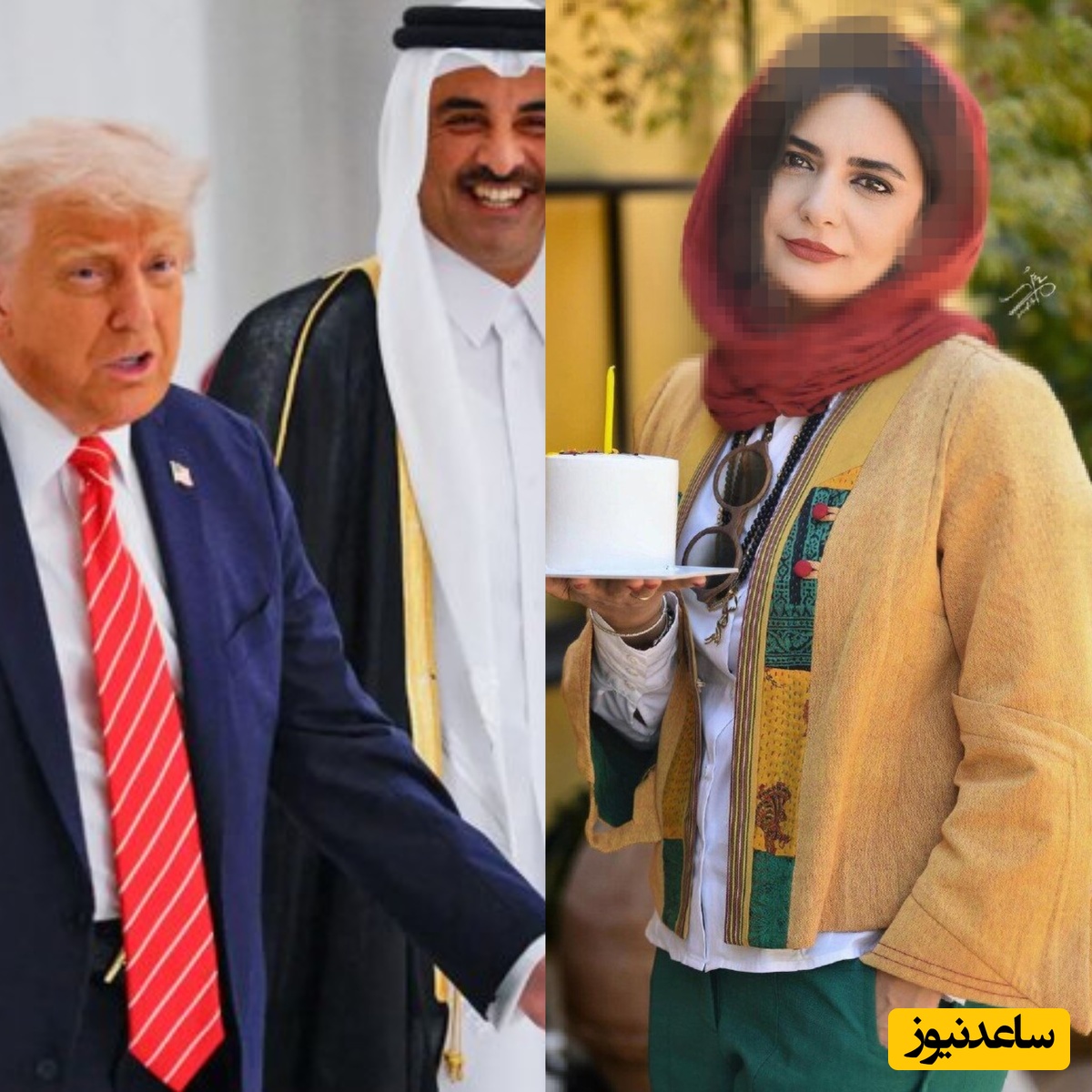 از سیاست تا سلبریتی؛ مهم‌ترین خبرهای ایران و جهان امروز 24 شهریور/ از شیره مالیدن به سر امیر قطر به سبک ترامپ تا کیک تولد مینیمال لیندا کیانی