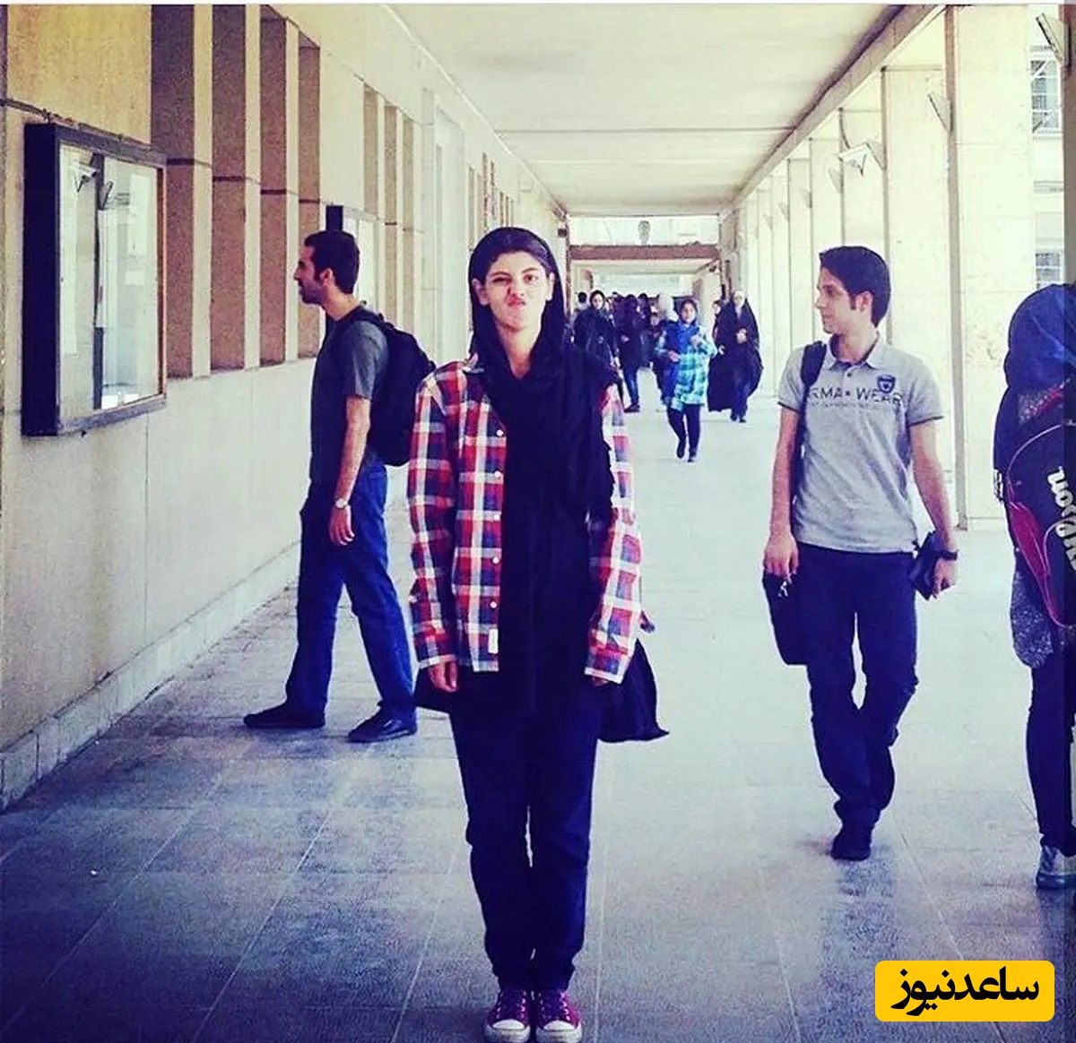 دوران دانشجویی مهساطهماسب.