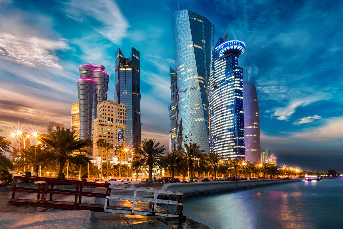 خیابان های قطر کولردار شدند