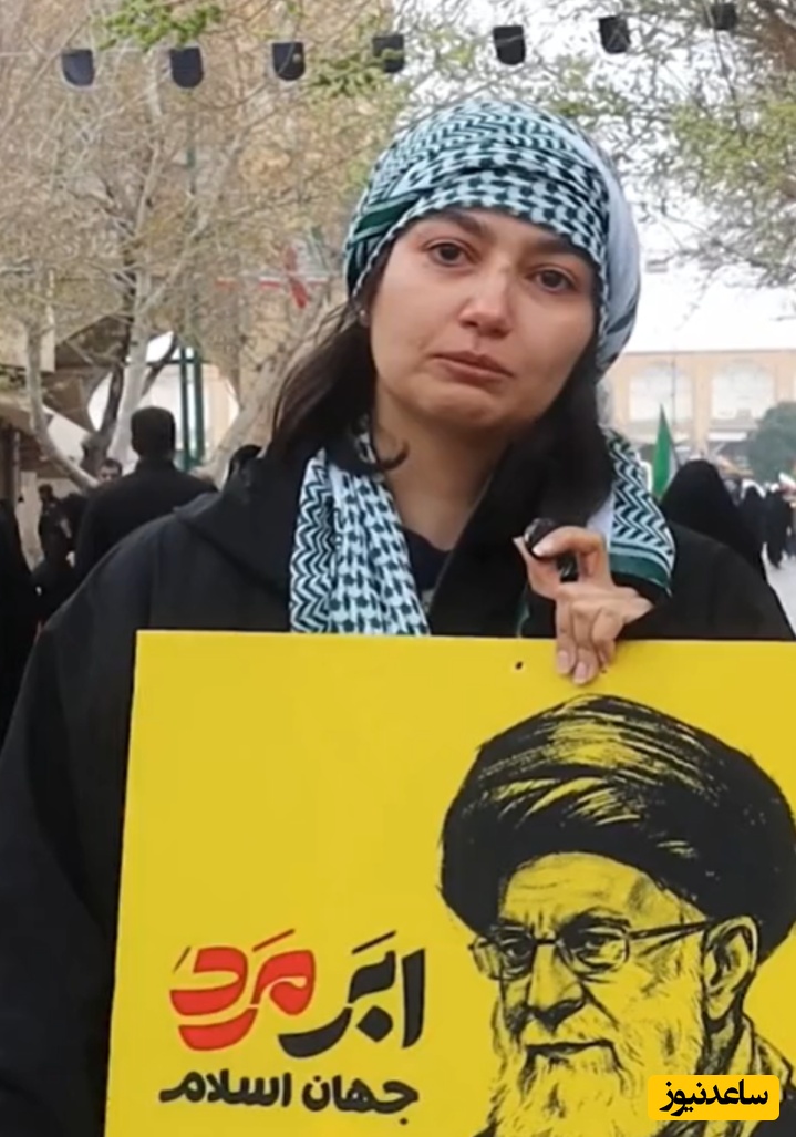 فیلم | دختر اصفهانی با بغض: آقای خامنه‌ای منو ببخش ...
