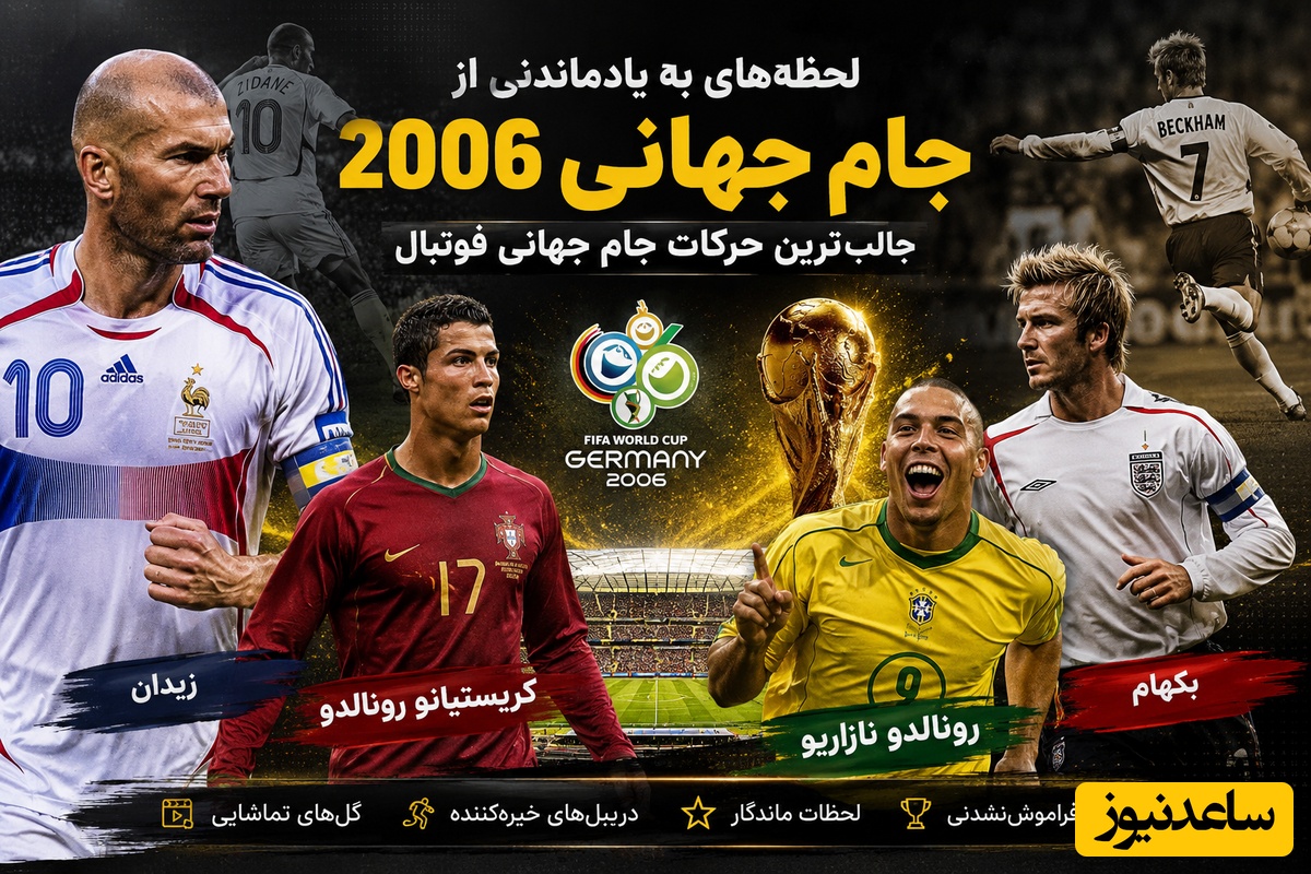 ببینید| نوستالژی فوتبالی امروز چهارشنبه 13 خرداد/ جام جهانی 2006؛ لحظه‌هایی که فراموش نمی‌شوند