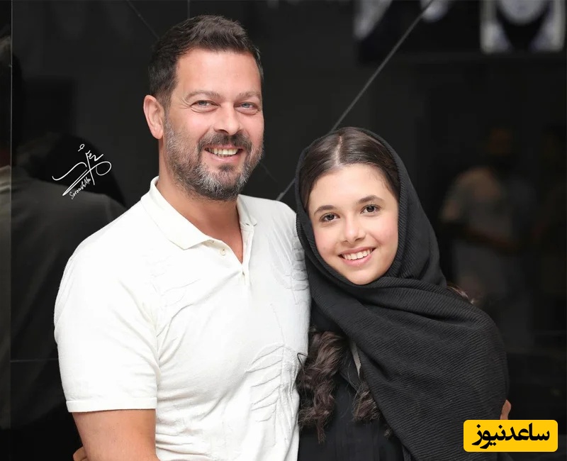 آلبوم تصاویر پدر و دختری جذاب پژمان بازغی و نفس بازغی