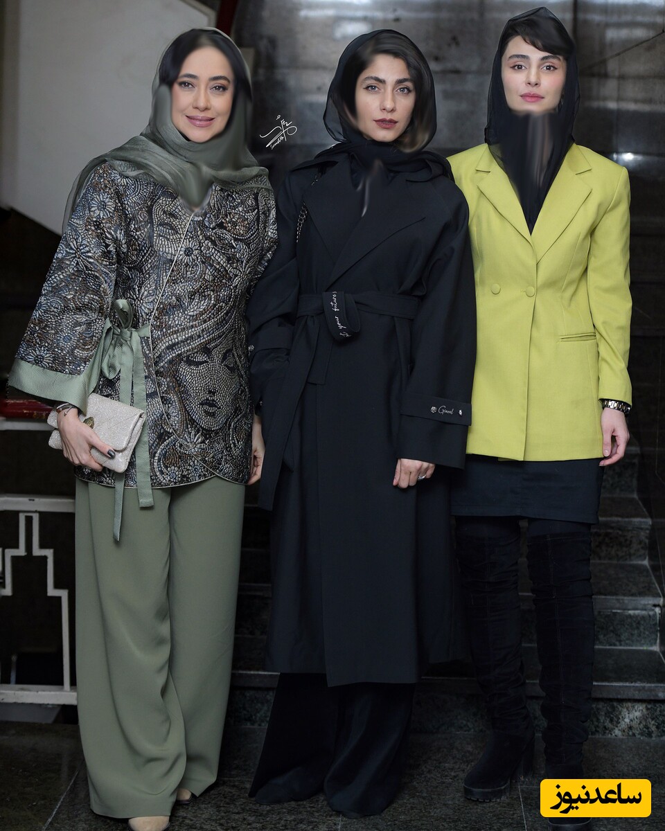 سناز ارجمند در کنار لاله مرزبان و بهاره کیان افشار