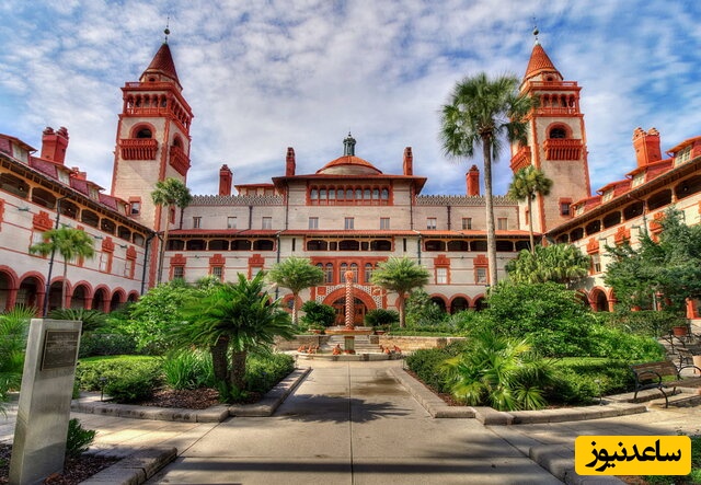 (عکس) دانشگاه فلگلر (Flagler) فلوریدا ایالات متحده آمریکا/ خاص‌ترین دانشگاه جهان با معماری و مهندسی منحصربه‌فرد🤩