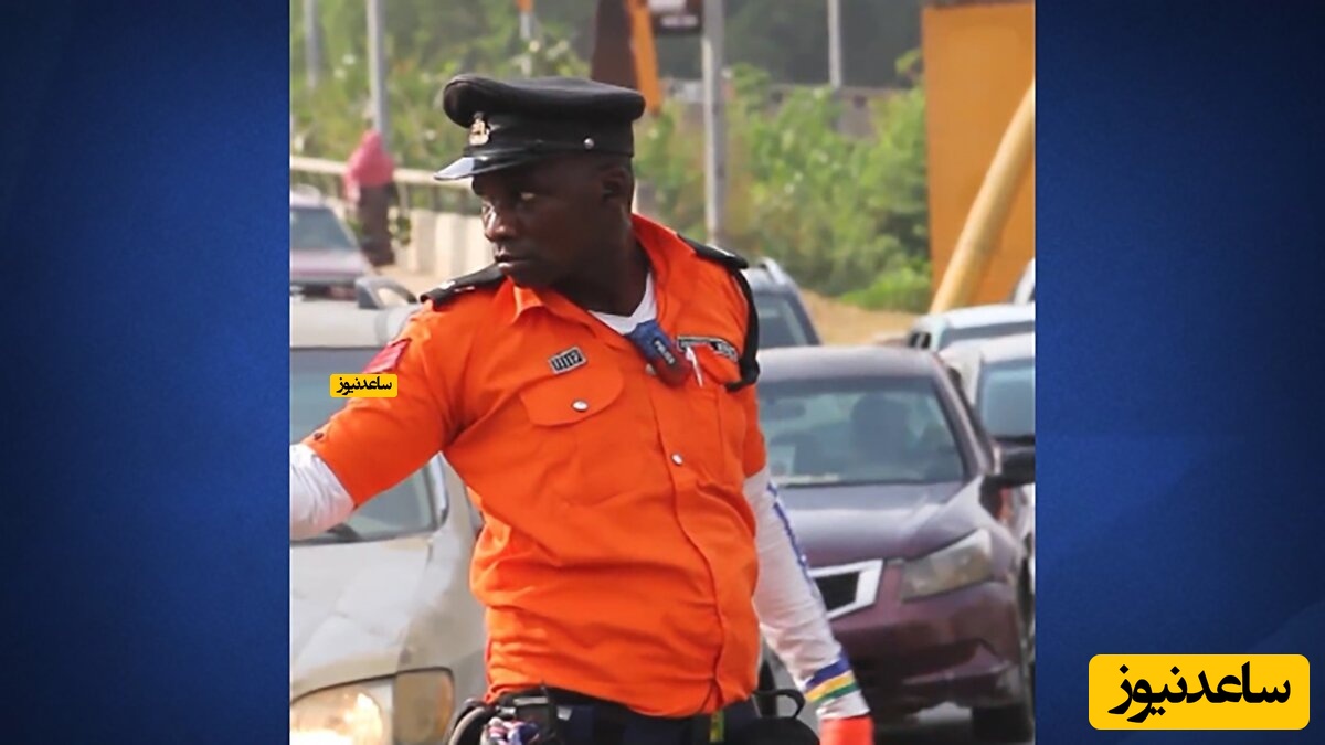 مامور پلیسی که با حرکات عجیبش معروف شد + فیلم/ چه پلیس شیطونی!