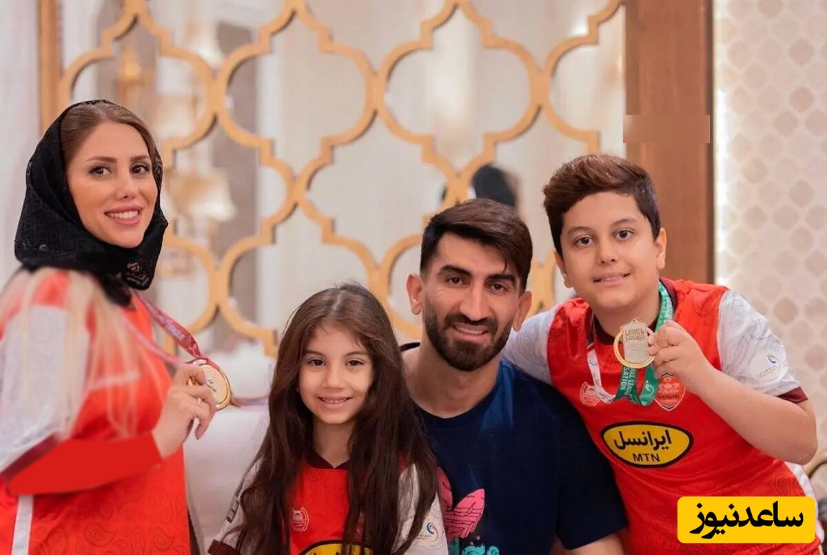 تبریز بین بیرانوند و همسرش اکرم بانو فاصله انداخت! / از تصاویر دورهمی خاص بیرانوند در تبریز تا جمع سه نفره همسر و فرزندانش در تهران +عکس