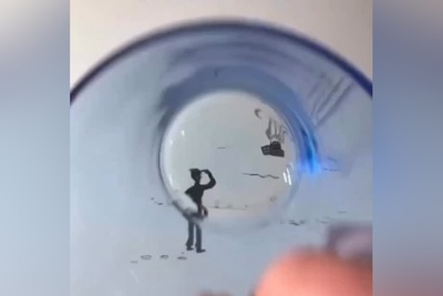 خلاقیت خیره‌کننده هنرمند جوانی که با سایه‌ها نقاشی می‌کنه، به عقل جن هم نمی‌رسید