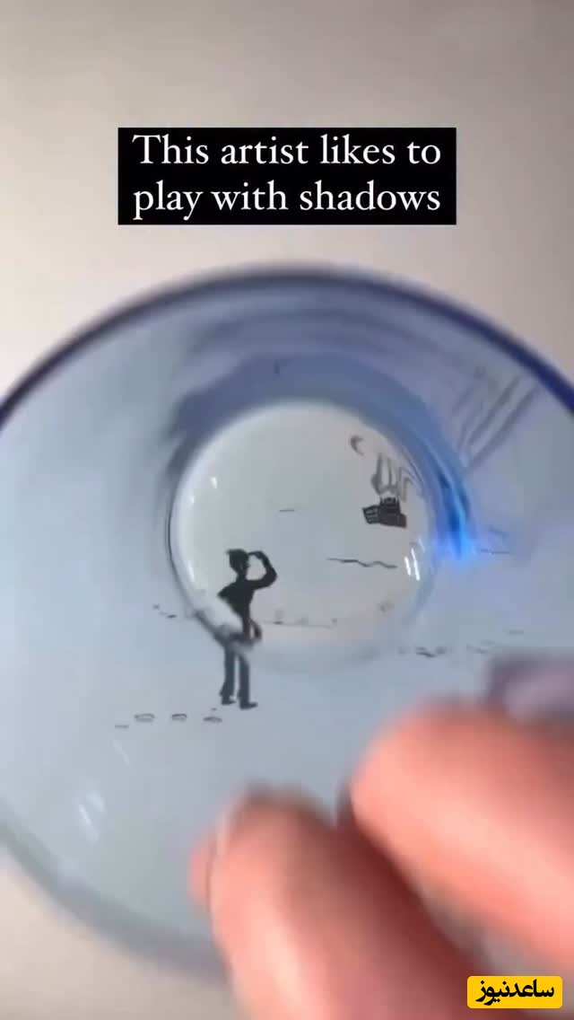 خلاقیت خیره‌کننده هنرمند جوانی که با سایه‌ها نقاشی می‌کنه، به عقل جن هم نمی‌رسید