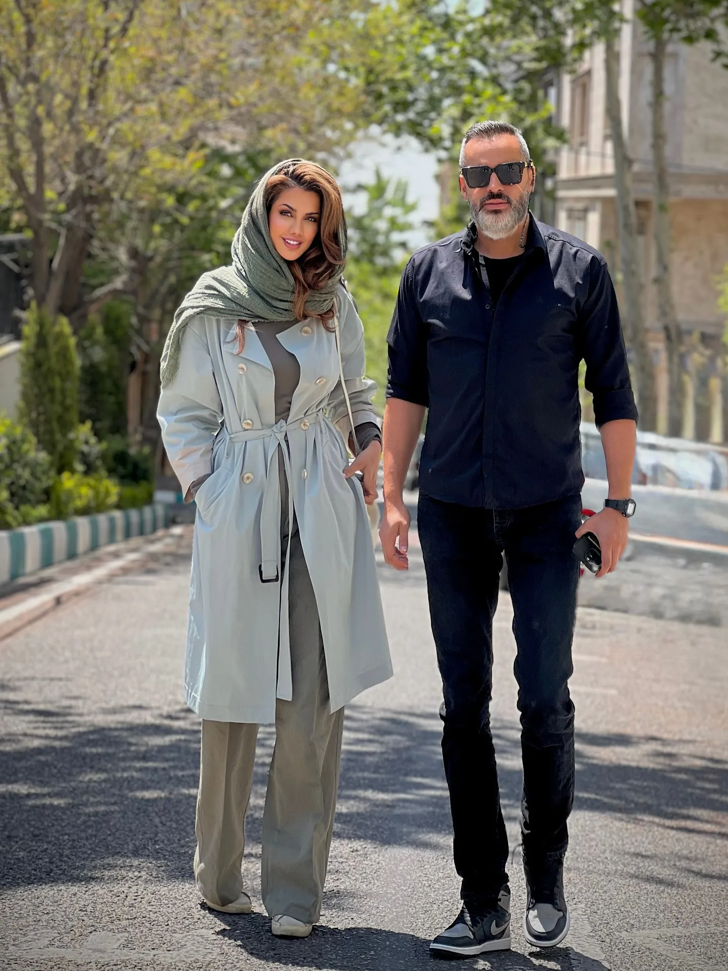 تصویر و متن عاشقانه‌ی صبا تاجیک برای همسرش علیرام نورایی به مناسبت سالگرد ازدواجشان/ زنانه دوستت دارم و مردانه می‌مانم به پایت!